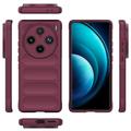 vivo X100 Pro Rugged Series TPU Case - Wine Red