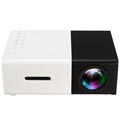 Mini Portable Full HD LED Projector YG300 (Bulk) - Black / White