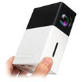 Mini Portable Full HD LED Projector YG300 (Bulk) - Black / White